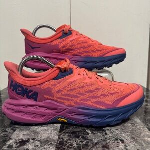 Hoka One One Speedgoat 5 Women's Trail Running Shoes 1123158-FFCM Size 8.5B